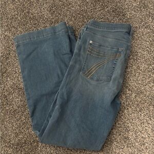 7 For All Mankind Blue Flare Jeans